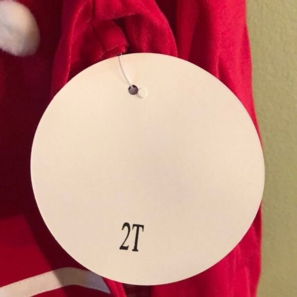 Funtasia! Too Snowman Red Turtleneck Long Sleeves with Red/White Checkered Pants - Picture 6 of 7